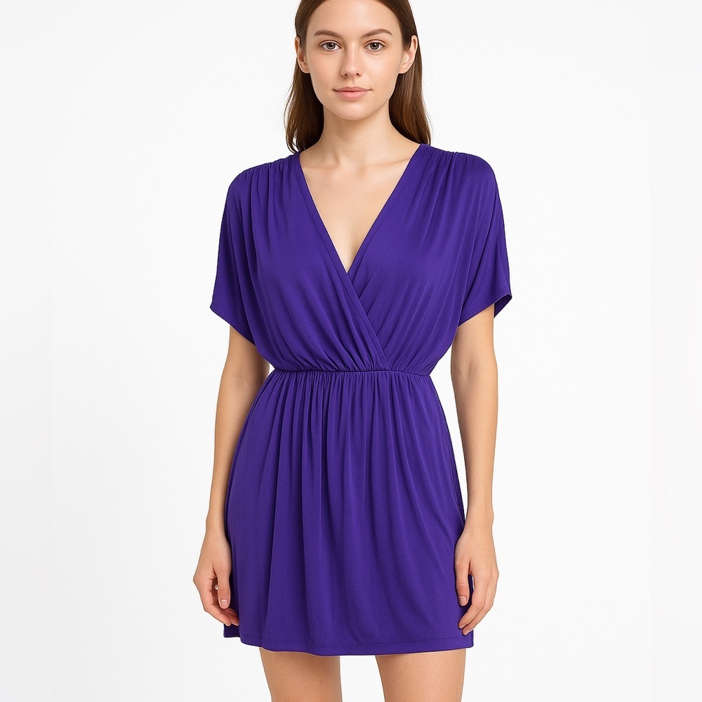 Black Halo formal Mini Dress in Deep purple Size Small